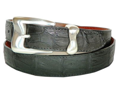 Crocodile Belt 1 3/16" with Malibu Buckle Set - SOLD OUT