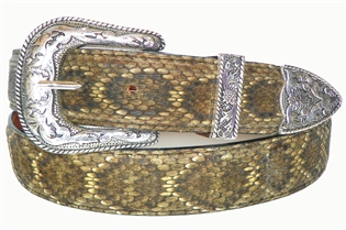 Rattlesnake Belt 1 3/16" with Taos Buckle Set