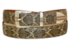 Rattlesnake Belt 1 3/16" with Telluride Buckle Set