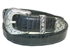 Crocodile Belt 1 1/2" with Taos Buckle Set
