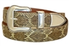 Rattlesnake Belt 1 1/2" with Cheyenne Buckle Set