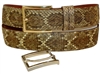 Rattlesnake Belt 1 1/2" with 2 Classic Buckles