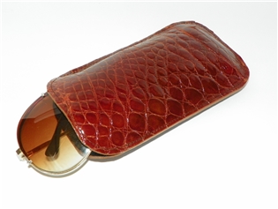Alligator Sunglass /  Eyeglass Case