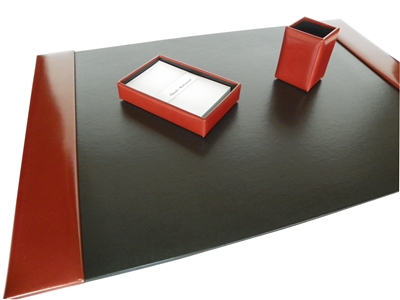 Italian Kid Leather 3-Piece Desk Set