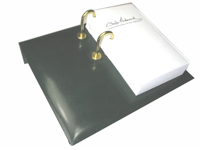 British Lamb Leather Desk Calendar