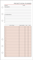 657 Time-In-Hand Planner - Project Goal Planner Pages