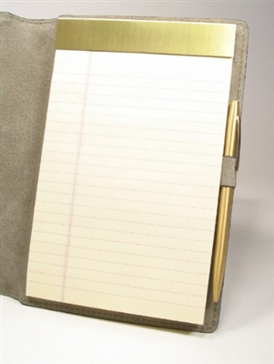 665 Writing Pad Refill with Brass Clip Attachment - Junior Size