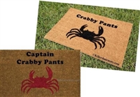 Captain Crabby Pants Custom Doormat by Killer Doormats