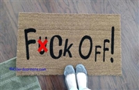 Fuck Off Custom Doormat by Killer Doormats