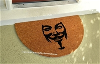 Guy Fawkes Mask Custom Doormat by Killer Doormats