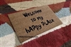 Welcome To My Happy Place Custom Doormat by Killer Doormats
