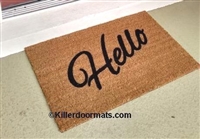 Hello Custom Doormat by Killer Doormats