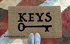 Keys (with a key) Custom Doormat by Killer Doormats