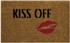 Kiss Off Custom Doormat by Killer Doormats