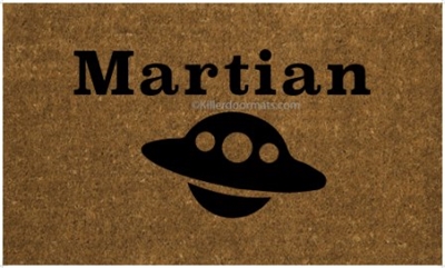 Martian Custom Doormat by Killer Doormats