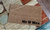 Mr & Mrs Custom Doormat by Killer Doormats