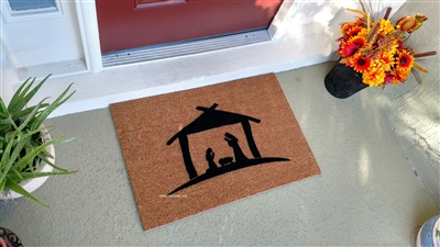 Nativity Custom Doormat by Killer Doormats