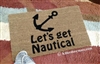 Let's Get Nautical Custom Doormat by Killer Doormats