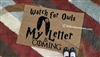 Watch For Owls My Letter Is Coming Custom Doormat by Killer Doormats