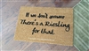 If We Don't Answer There's A Riesling For That Custom Funny Wine Doormat By Killer Doormats