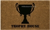 Trophy House Custom Handpainted Welcome Doormat by Killer Doormats