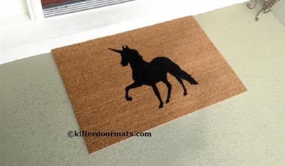 Unicorn Custom Doormat by Killer Doormats