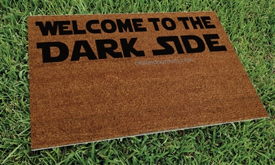 Welcome to the Dark Side Custom Fandom Doormat by Killer Doormats