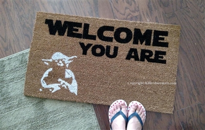 Welcome You Are Custom Fandom Doormat by Killer Doormats