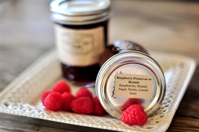 Raspberry Preserves with Brandy