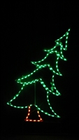 Small Tilted Christmas Tree