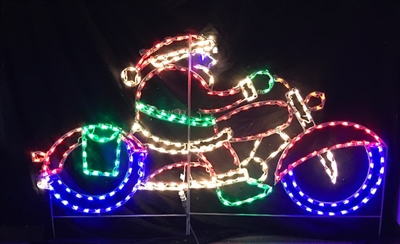 Santa on Motorcycle