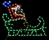 Santa in Sleigh Small