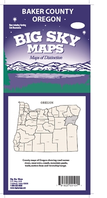 Baker County, OR Map