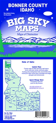 Bonner County, ID Map