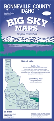 Bonneville County, ID Map