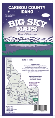 Caribou County, ID Map
