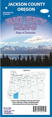 Jackson County, OR Map