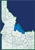 Lemhi County, ID Map