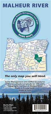 Malheur River GMU Map