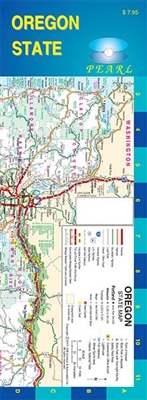 Oregon State Laminated Map