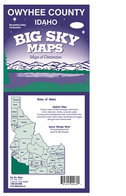 Owyhee County, ID Map