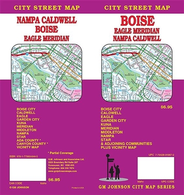 BOISE / EAGLE / MERIDIAN CITY STREET MAP