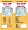 COEUR D' ALENE / POST FALLS / SANDPOINT CITY STREET MAP