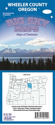 Wheeler County, OR Map