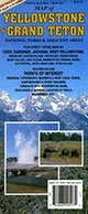 YELLOWSTONE / GRAND TETON RECREATIONAL MAP