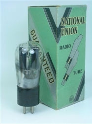 82 Mercury Vapor Rectifier NATIONAL UNION ENGRAVED BASE