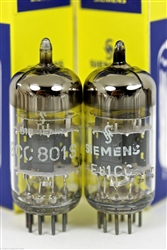 SIEMENS ECC801S 12AT7 TRIPLE MICA QUAD