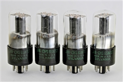 SYLVANIA NOS JAN-CHS-6SN7GT VT-231 Low Noise Matched BLACK PLATE Tubes 1940 for Cary SLP 05