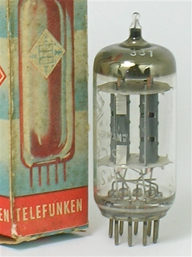 ECC802S = 12AU7 TELEFUNKEN WEST GERMANY