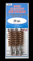 TCS 20 Gauge Heavy Duty Bore Brushes (3pack)